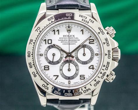 rolex watches daytona white gold bracelet|Rolex daytona 18k white gold.